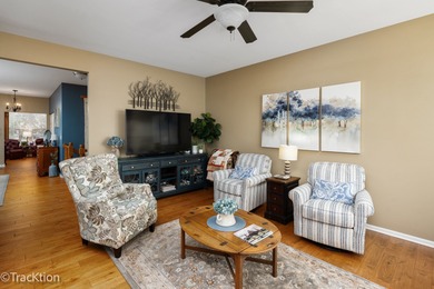 FABULOUS HOME IN CARILLON LAKES, A 55+ COMMUNITY.  THIS HOME HAS on Carillon Lakes 3 Hole Course in Illinois - for sale on GolfHomes.com, golf home, golf lot