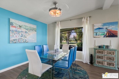 With a private setting on an elevated street in Cathedral City's on Date Palm Country Club in California - for sale on GolfHomes.com, golf home, golf lot
