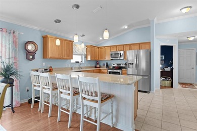 PRIVACY, BEAUTY, GORGEOUS SUNSETS & EASY LIVING in this Upgraded on The Links of Spruce Creek in Florida - for sale on GolfHomes.com, golf home, golf lot