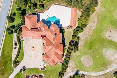 Gated custom built Mediterranean Estate privately elevated on on Oakview Golf and Country Club in Georgia - for sale on GolfHomes.com, golf home, golf lot