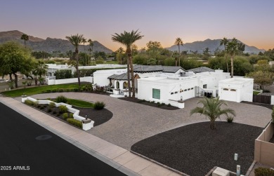 Situated on a scenic and sprawling 42,838 sqft lot in one of the on Camelback Golf Club in Arizona - for sale on GolfHomes.com, golf home, golf lot