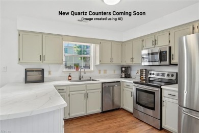 Comfortable living with modern updates throughout! NEW QUARTZ on Kiln Creek Golf and Country Club in Virginia - for sale on GolfHomes.com, golf home, golf lot