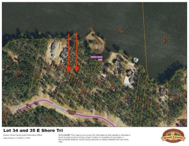 TWO buildable lots on Nepco Lake for a combined 146' of frontage on The Ridges Golf Club in Wisconsin - for sale on GolfHomes.com, golf home, golf lot