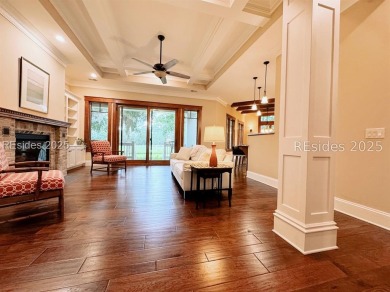 A view that stops you in your tracks - lagoon to golf, as far as on Moss Creek Golf Club in South Carolina - for sale on GolfHomes.com, golf home, golf lot