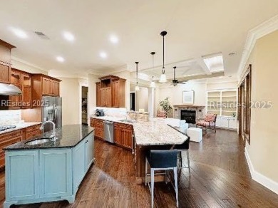A view that stops you in your tracks - lagoon to golf, as far as on Moss Creek Golf Club in South Carolina - for sale on GolfHomes.com, golf home, golf lot