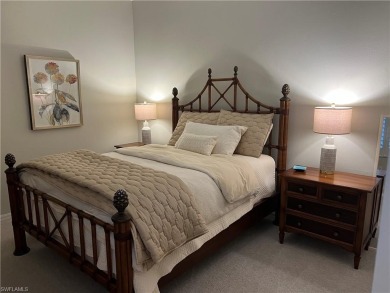 Enjoy resort style living in this stunning 2 bed 2bath + den on Naples Heritage Golf and Country Club in Florida - for sale on GolfHomes.com, golf home, golf lot