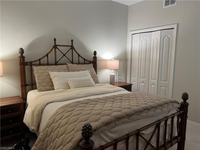 Enjoy resort style living in this stunning 2 bed 2bath + den on Naples Heritage Golf and Country Club in Florida - for sale on GolfHomes.com, golf home, golf lot