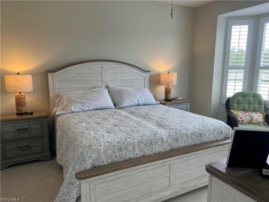 Enjoy resort style living in this stunning 2 bed 2bath + den on Naples Heritage Golf and Country Club in Florida - for sale on GolfHomes.com, golf home, golf lot