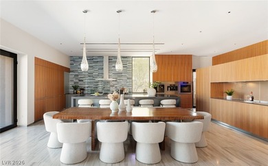 Pristine symmetrical landscaping paves your entrance into this on Bears Best Las Vegas Golf Club in Nevada - for sale on GolfHomes.com, golf home, golf lot