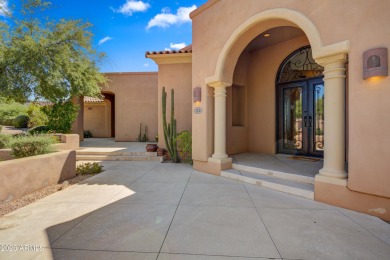 Highly desirable single level home with views of golf course on The Country Club At DC Ranch in Arizona - for sale on GolfHomes.com, golf home, golf lot