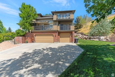 This beautiful Bountiful East Bench home has a large grassy on Eaglewood Golf Course in Utah - for sale on GolfHomes.com, golf home, golf lot