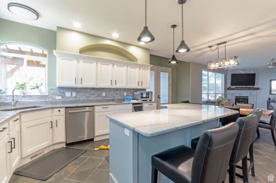 This beautiful Bountiful East Bench home has a large grassy on Eaglewood Golf Course in Utah - for sale on GolfHomes.com, golf home, golf lot
