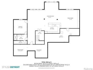 OPEN SATURDAY, OCT 4TH (1-3PM). One-of-a-kind custom ranch in on Oakhurst Golf and Country Club in Michigan - for sale on GolfHomes.com, golf home, golf lot