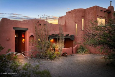 One of a kind Eddie Chavez home featuring original Pueblo style on New Mexico St Univ Golf Course in New Mexico - for sale on GolfHomes.com, golf home, golf lot