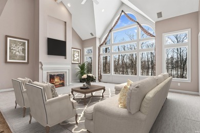 Tucked away on a beautifully landscaped, fenced-in lot with a on Chestnut Hills Golf Club in Indiana - for sale on GolfHomes.com, golf home, golf lot