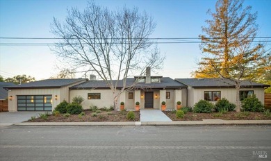A flawless expression of modern luxury, this newly built on Healdsburg Golf Club in California - for sale on GolfHomes.com, golf home, golf lot