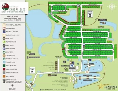 NEW Deeded RV Lots in Central FL!  Welcome to Resort at Canopy on Indian Lake Estates Golf and Country Club in Florida - for sale on GolfHomes.com, golf home, golf lot