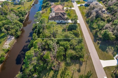 Discover the perfect canvas for your dream home! This waterfront on Sabal Trace Golf and Country Club in Florida - for sale on GolfHomes.com, golf home, golf lot