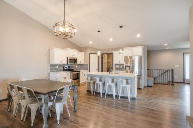 Built in 2021, this beautifully designed 4-bed, 3-bath home on Fox Run Golf and Country Club in Iowa - for sale on GolfHomes.com, golf home, golf lot