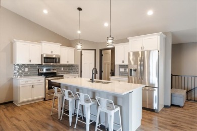 Built in 2021, this beautifully designed 4-bed, 3-bath home on Fox Run Golf and Country Club in Iowa - for sale on GolfHomes.com, golf home, golf lot