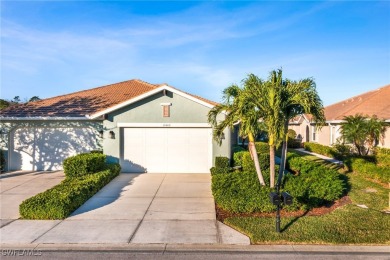 Experience the Florida lifestyle in this charming three-bedroom on Pelican Preserve Golf Club in Florida - for sale on GolfHomes.com, golf home, golf lot