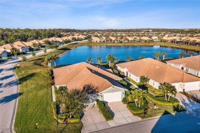 Experience the Florida lifestyle in this charming three-bedroom on Pelican Preserve Golf Club in Florida - for sale on GolfHomes.com, golf home, golf lot