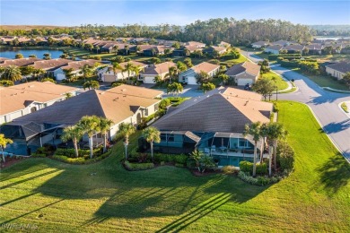 Experience the Florida lifestyle in this charming three-bedroom on Pelican Preserve Golf Club in Florida - for sale on GolfHomes.com, golf home, golf lot