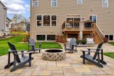 This Oak Harbor Preserve home is a treasure! Boasting 4 bedrooms on The Golf Club At Thornapple Pointe in Michigan - for sale on GolfHomes.com, golf home, golf lot