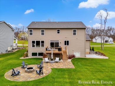 This Oak Harbor Preserve home is a treasure! Boasting 4 bedrooms on The Golf Club At Thornapple Pointe in Michigan - for sale on GolfHomes.com, golf home, golf lot