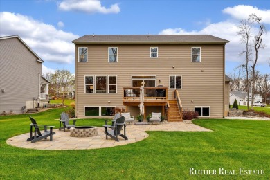 This Oak Harbor Preserve home is a treasure! Boasting 4 bedrooms on The Golf Club At Thornapple Pointe in Michigan - for sale on GolfHomes.com, golf home, golf lot