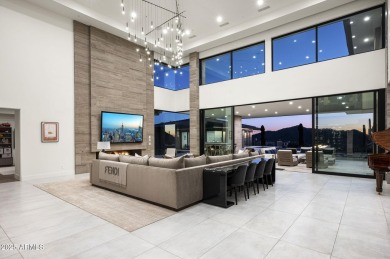 BUILT IN 2024, this elegant  contemporary  was built for a CAR on Silverleaf Golf Club in Arizona - for sale on GolfHomes.com, golf home, golf lot