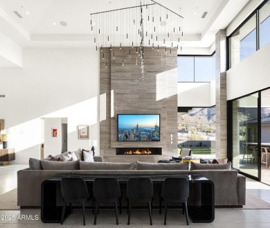 BUILT IN 2024, this elegant  contemporary  was built for a CAR on Silverleaf Golf Club in Arizona - for sale on GolfHomes.com, golf home, golf lot