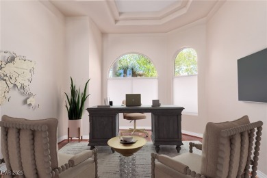 LAS VEGAS Luxury home, 7,392 sq. ft inspired by modern classic on TPC at Summerlin in Nevada - for sale on GolfHomes.com, golf home, golf lot