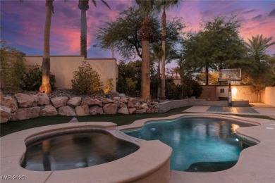 TOTALLY PRIVATE RESORT STYLE BACKYARDin guard-gated Red Rock on Red Rock Country Club in Nevada - for sale on GolfHomes.com, golf home, golf lot