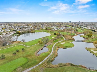 Welcome to this exceptional two-story end unit, perfectly on Poplar Creek Country Club in Illinois - for sale on GolfHomes.com, golf home, golf lot