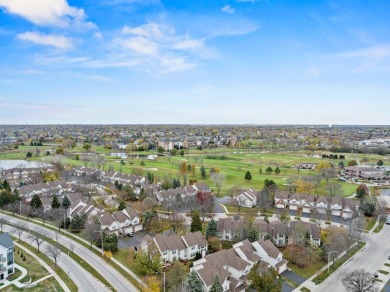 Welcome to this exceptional two-story end unit, perfectly on Poplar Creek Country Club in Illinois - for sale on GolfHomes.com, golf home, golf lot