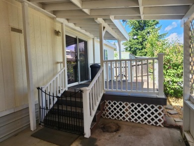 Welcome to your own private oasis at Shadow Mountain Mobile Home on Mount Shasta Resort in California - for sale on GolfHomes.com, golf home, golf lot