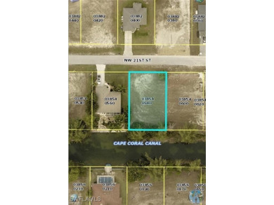 **Prime Southern Exposure Waterfront Lot Near Coral Oaks Golf on Burnt Store Golf Club in Florida - for sale on GolfHomes.com, golf home, golf lot