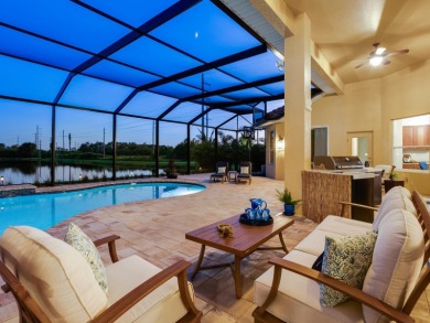 Extraordinary lake front estate home! Entering through the on Venetian Golf and River Club in Florida - for sale on GolfHomes.com, golf home, golf lot