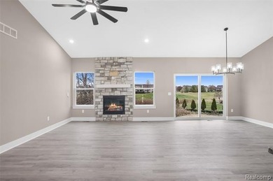 Fully finished with luxurious finishes throughout! Soaring on Copper Ridge Golf Club in Michigan - for sale on GolfHomes.com, golf home, golf lot