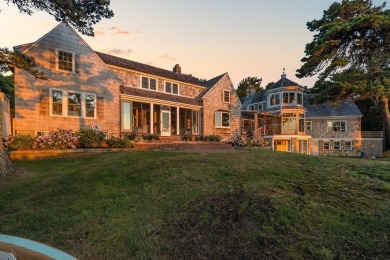 Nestled on 1.85 acres along the pristine shores of Pleasant Bay on Eastward Ho! Country Club in Massachusetts - for sale on GolfHomes.com, golf home, golf lot