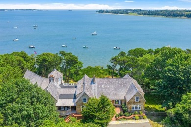 Nestled on 1.85 acres along the pristine shores of Pleasant Bay on Eastward Ho! Country Club in Massachusetts - for sale on GolfHomes.com, golf home, golf lot
