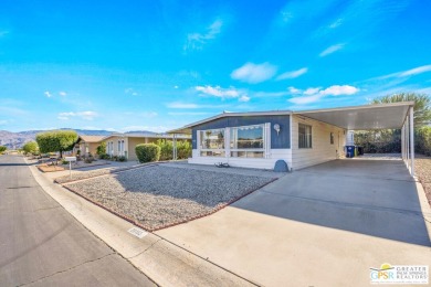 Step back in time to this original manufactured home in the on Palm Desert Greens Country Club in California - for sale on GolfHomes.com, golf home, golf lot