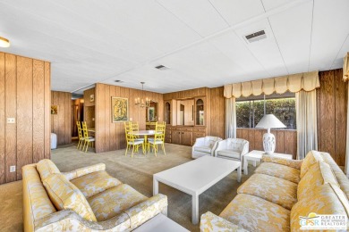 Step back in time to this original manufactured home in the on Palm Desert Greens Country Club in California - for sale on GolfHomes.com, golf home, golf lot