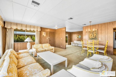Step back in time to this original manufactured home in the on Palm Desert Greens Country Club in California - for sale on GolfHomes.com, golf home, golf lot