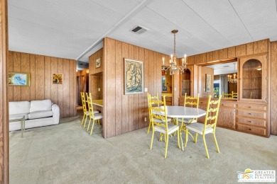 Step back in time to this original manufactured home in the on Palm Desert Greens Country Club in California - for sale on GolfHomes.com, golf home, golf lot