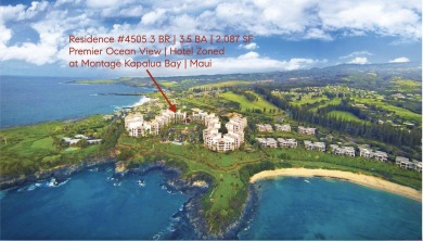 RARE, Turnkey 5th floor elevation Hotel Residence at Montage on Kapalua Golf Club - Bay Course in Hawaii - for sale on GolfHomes.com, golf home, golf lot