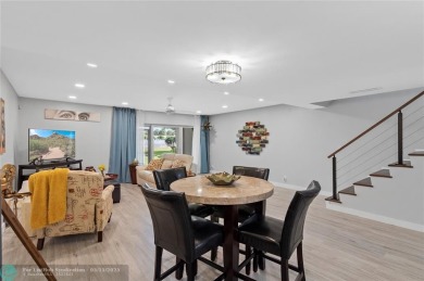Completely remodeled in 2023, this 2-bedroom, 2.5-bath lakefront on Palm-Aire Country Club and Resort - Palms in Florida - for sale on GolfHomes.com, golf home, golf lot