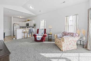 Welcome to this beautiful 2-bedroom, 2-bathroom top-floor end on Palmetto Greens Golf and Country Club in South Carolina - for sale on GolfHomes.com, golf home, golf lot