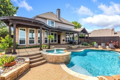 Gorgeous Highland Home with a dream backyard oasis in the highly on Woodbridge Golf Club in Texas - for sale on GolfHomes.com, golf home, golf lot